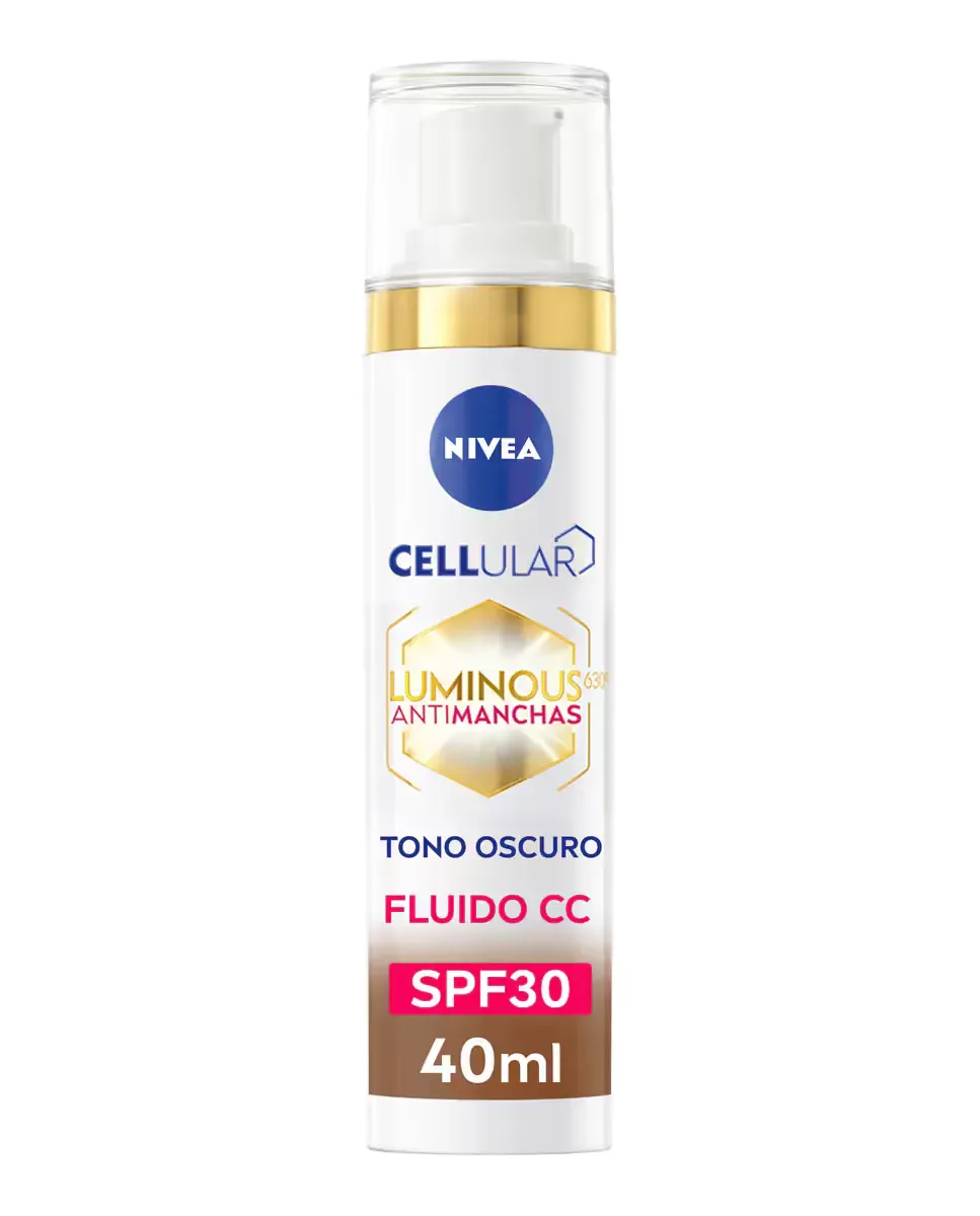 Флюид Nivea — Антипятновый Лицевой Luminous 630 SPF30, Темный оттенок, 40 мл