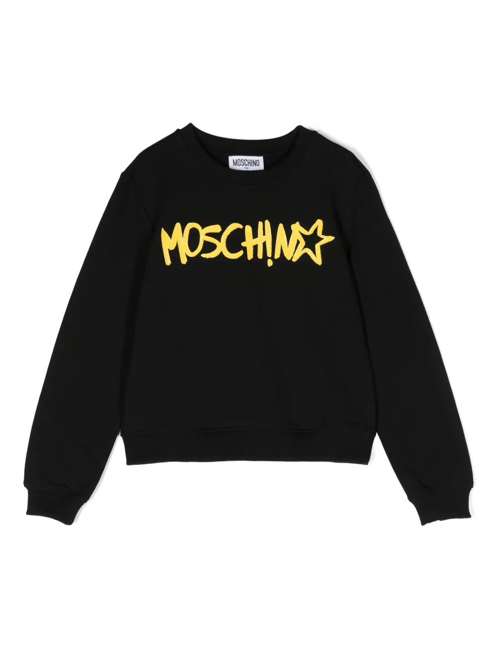 

Толстовка с логотипом Moschino Kids, черный