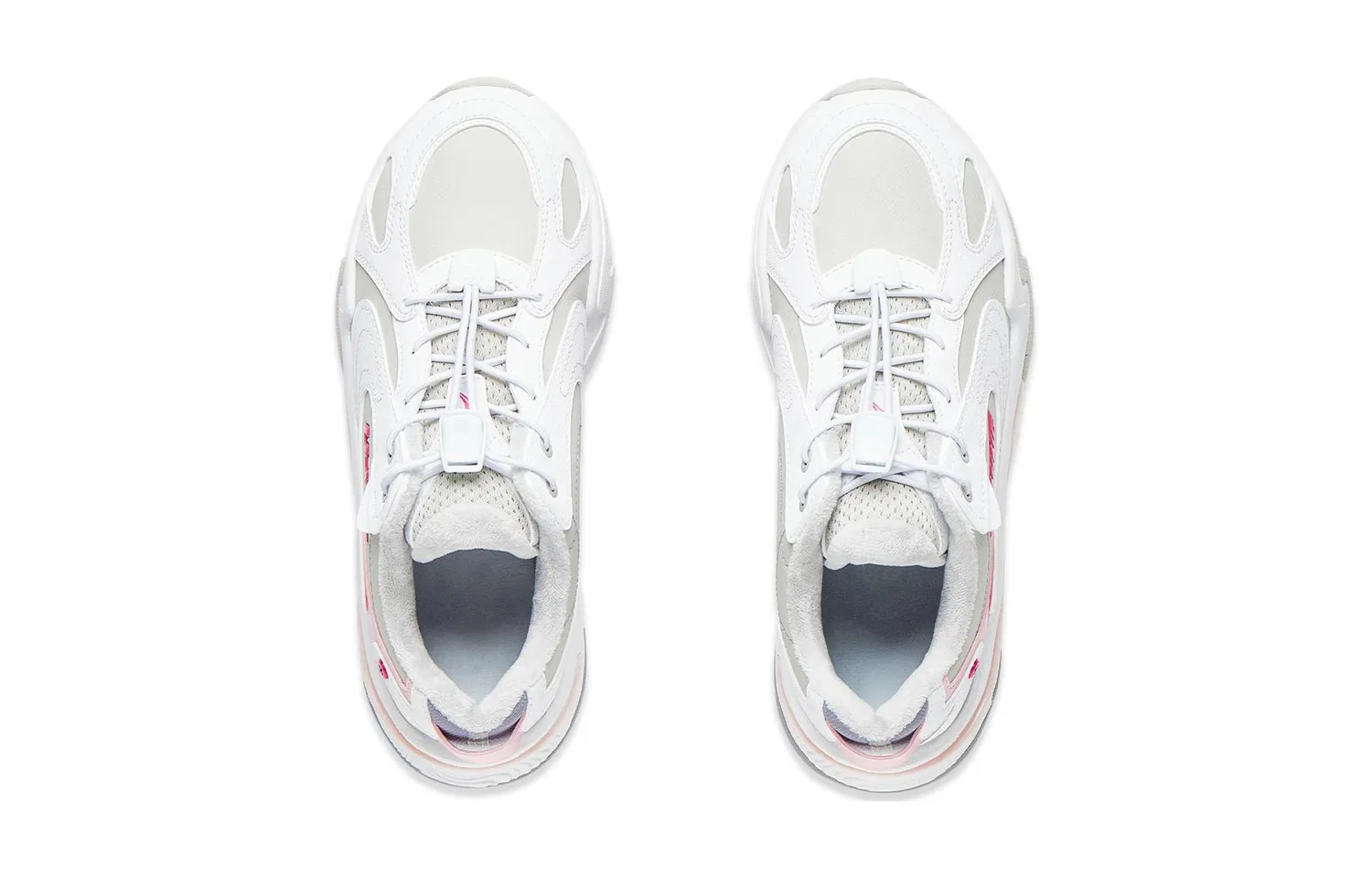 Кроссовки повседневные Yunchuan V2 Li-Ning YOUNG серо-белые — фото 4