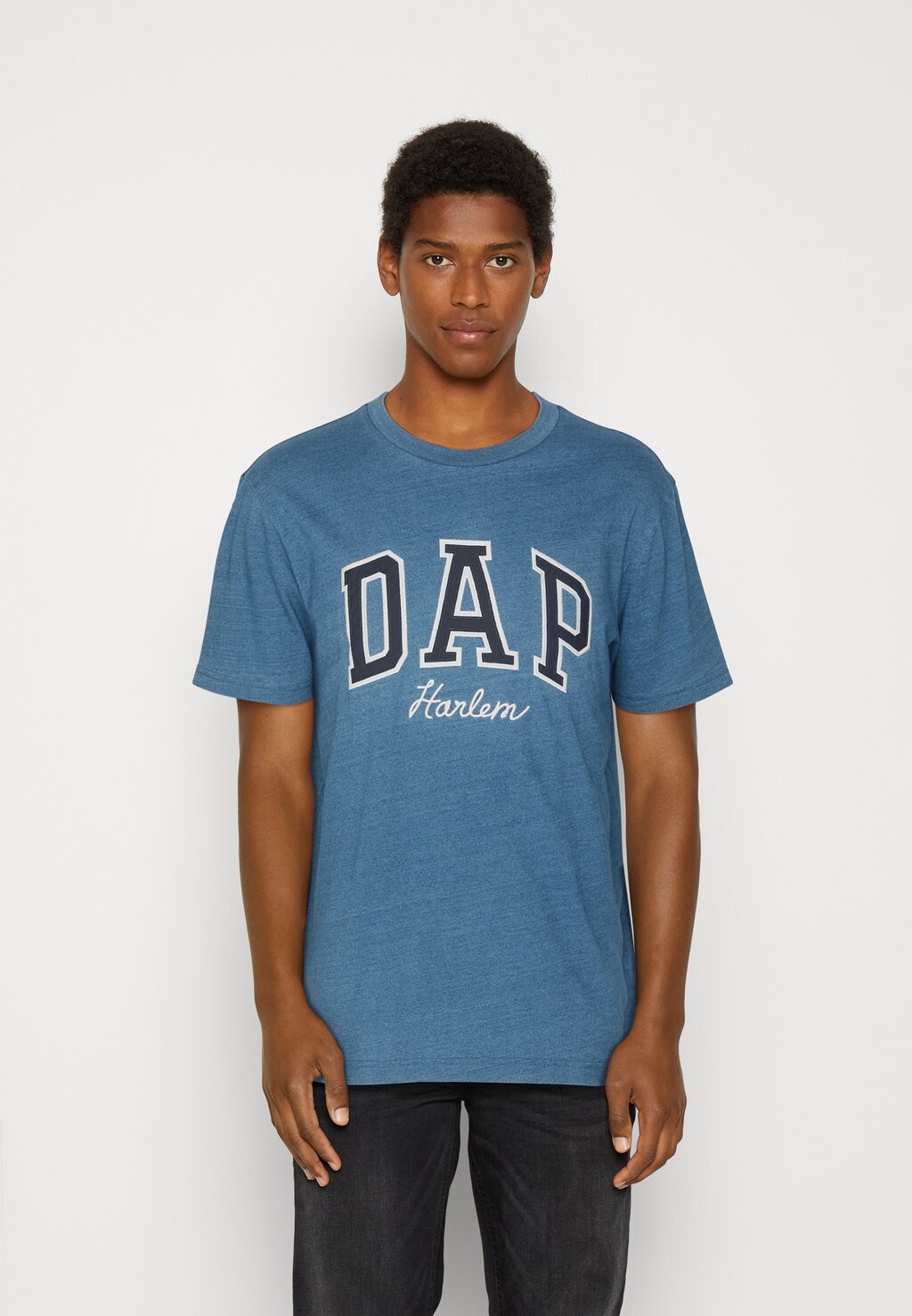 

Футболка с принтом DAPPER DAN LOGO TEE GAP, Светло-синий