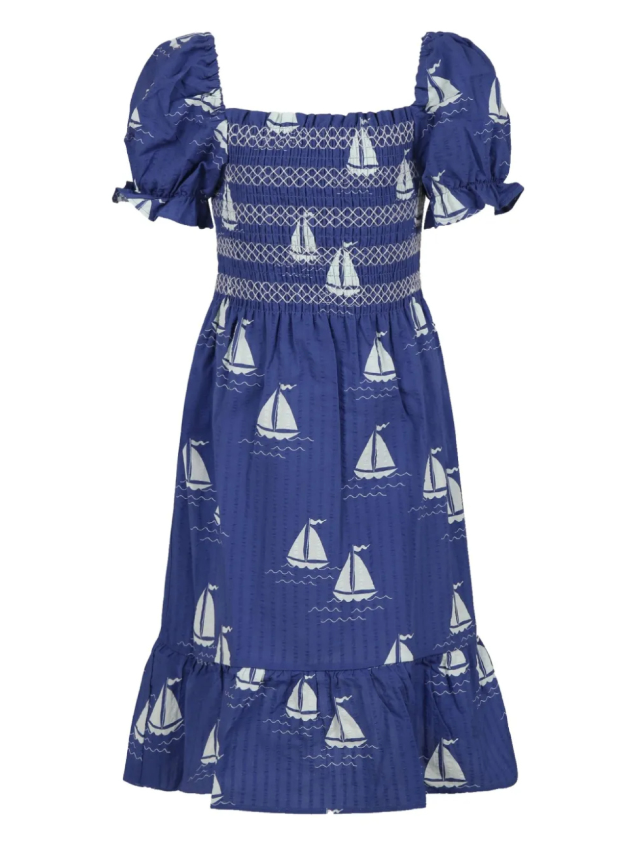

Платье Mini Rodini Sailing Boats, синий