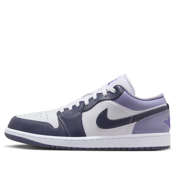 

Кроссовки 1 low 'white purple' Air Jordan, белый