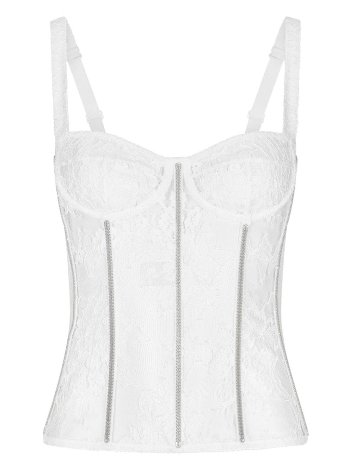 

Dolce & Gabbana кружевное боди, белый
