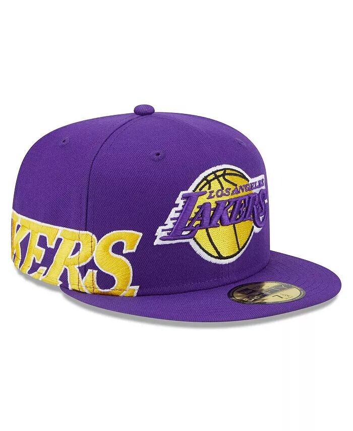 

Мужская фиолетовая приталенная кепка Los Angeles Lakers Side Arch Jumbo 59FIFTY New Era, фиолетовый