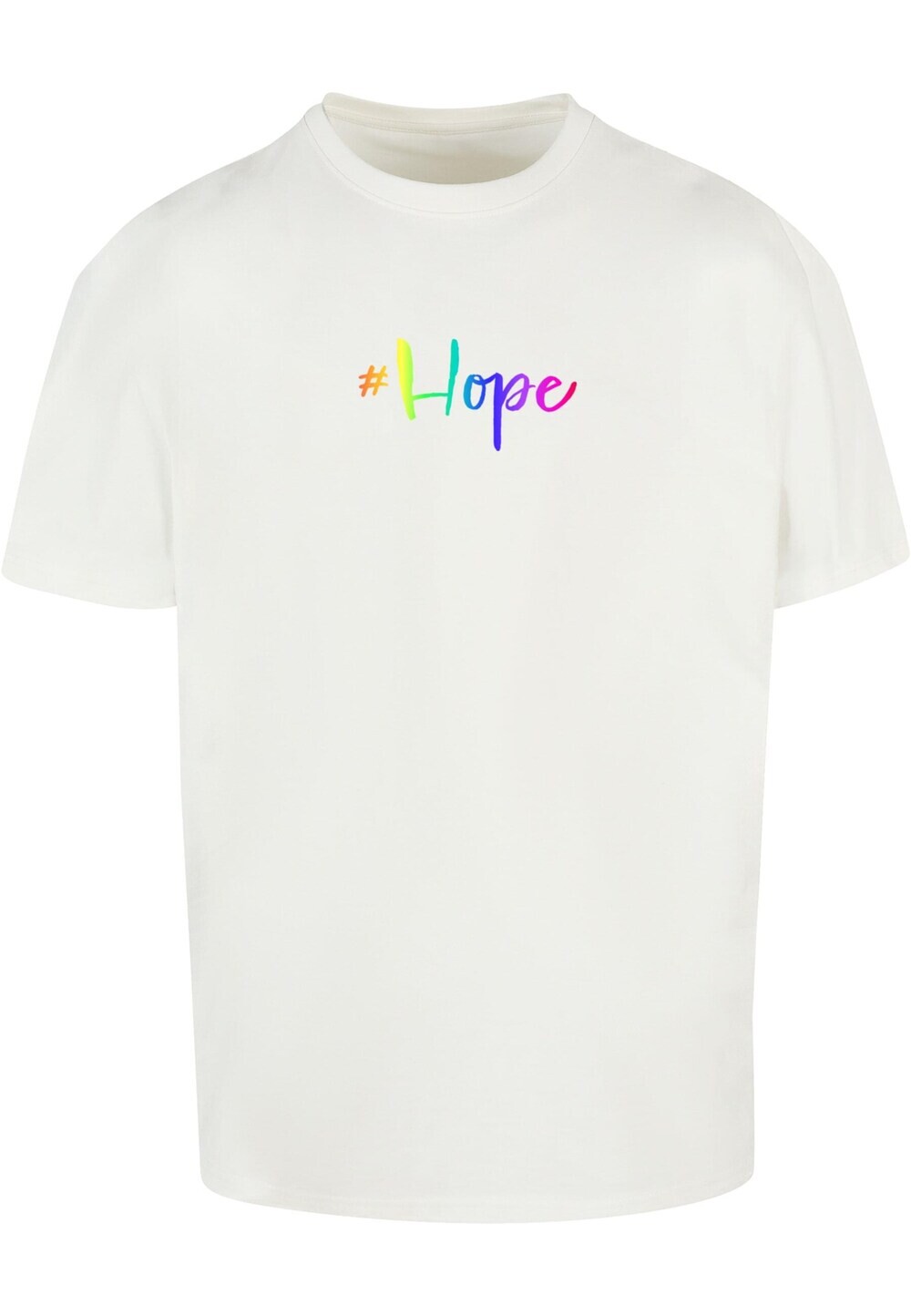 

Футболка Merchcode Hope Rainbow, белый