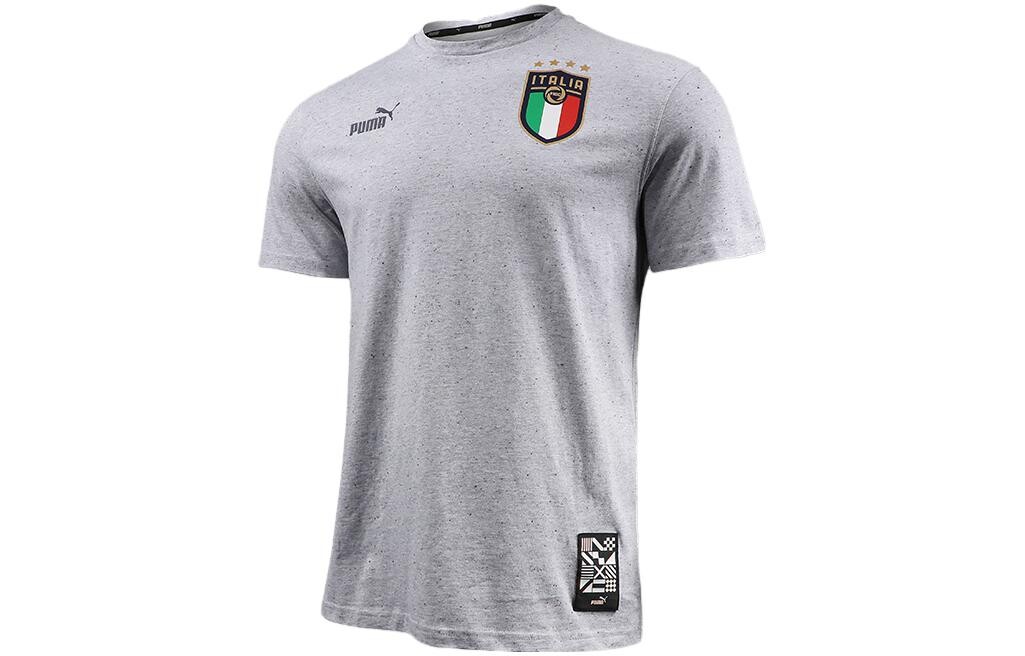 

Футболка мужская светло-серая Puma, серый