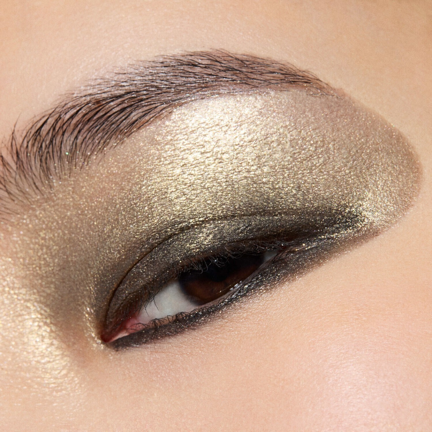 Тени для век dazzleshadow metallic single eye shadow pro palette Mac, 08 - kiss of klimt, вес 1 гр. — фото 4