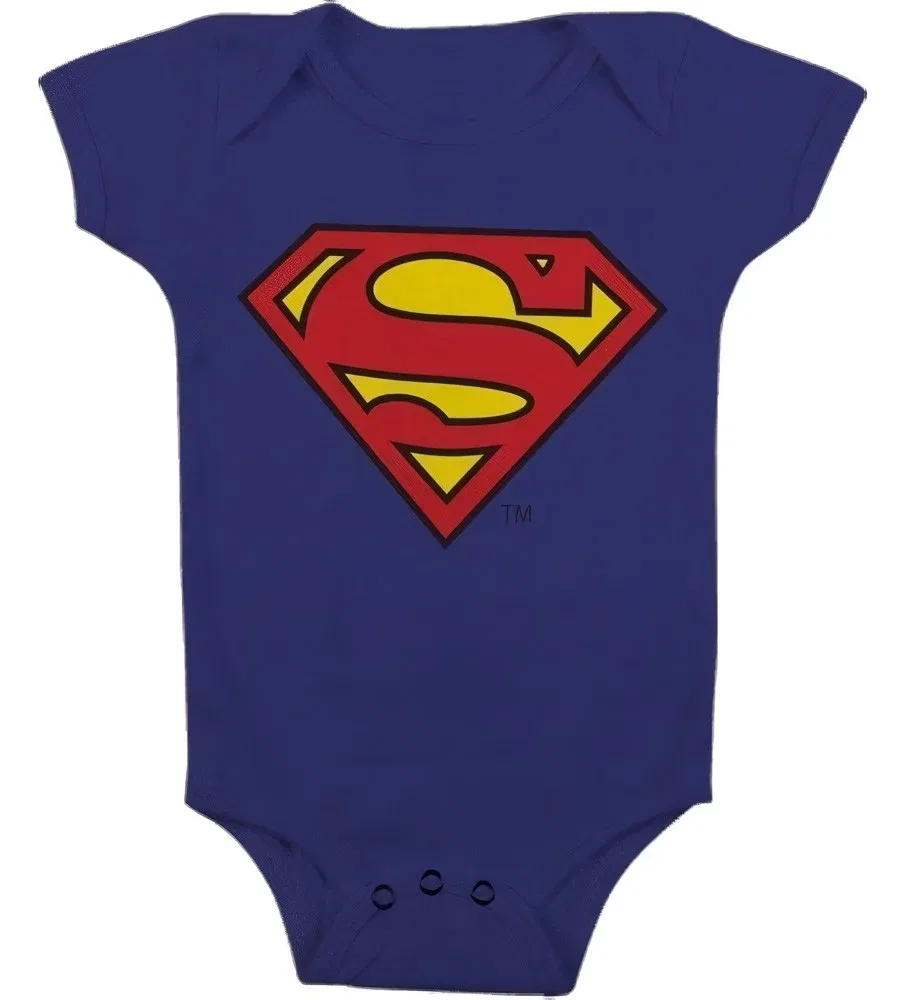 Боди, с принтом, Superman, синий