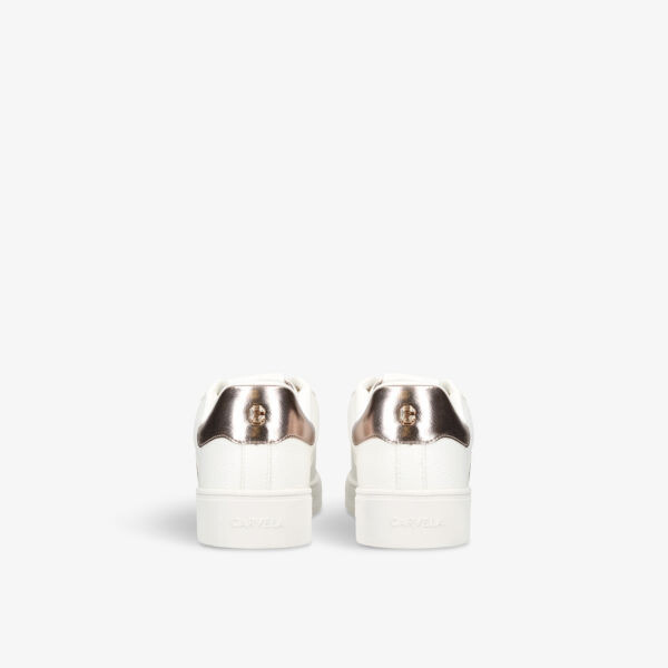 Кроссовки Daze с низким берцем из искусственной кожи Carvela, белый — фото 4