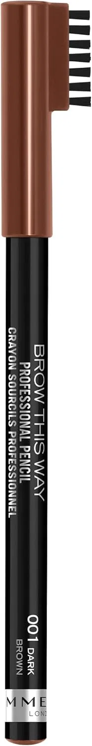 Карандаш для бровей Ri ммel London Professional Eyebrow Pencil, темно-коричневый Rimmel — фото 2