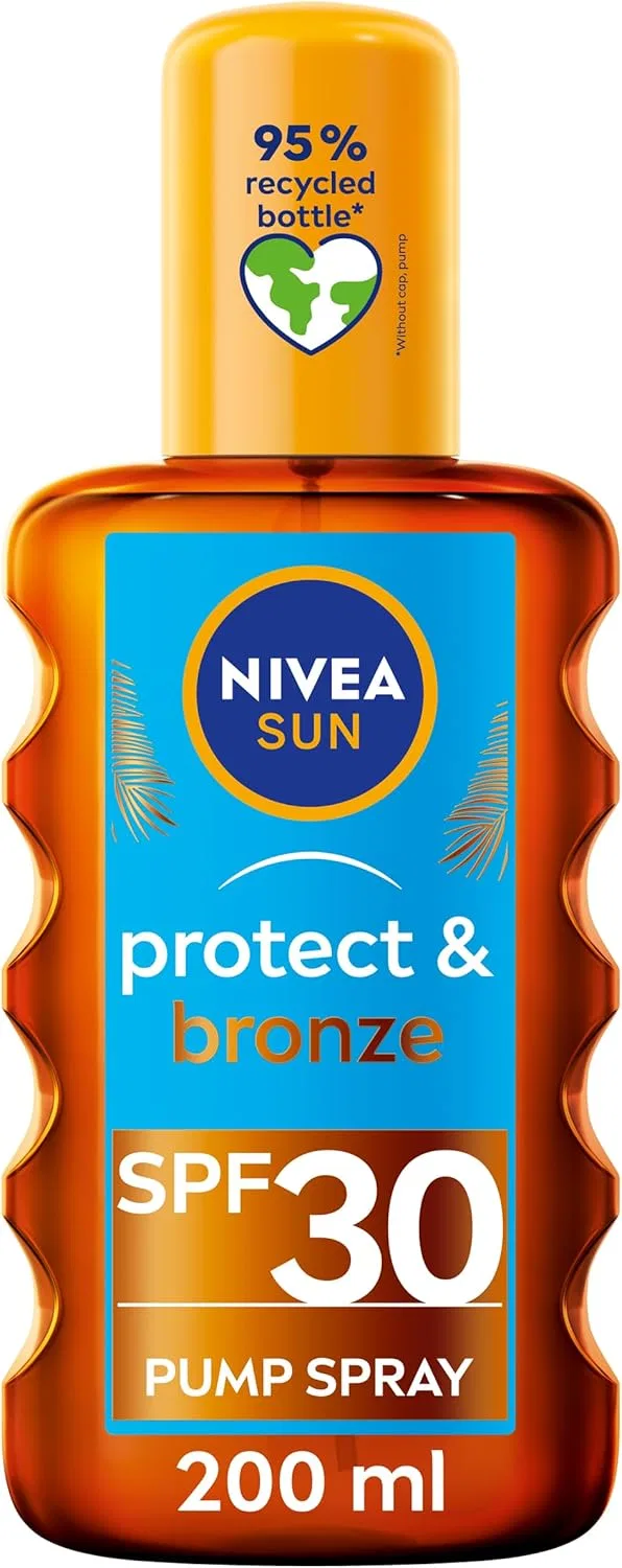 Солнцезащитное масло Nivea Sun Protect and Bronze SPF 30 200 мл
