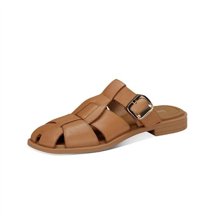 Мюли женские с закрытым носком женские Jessica Sophia, цвет Caramel — фото 3