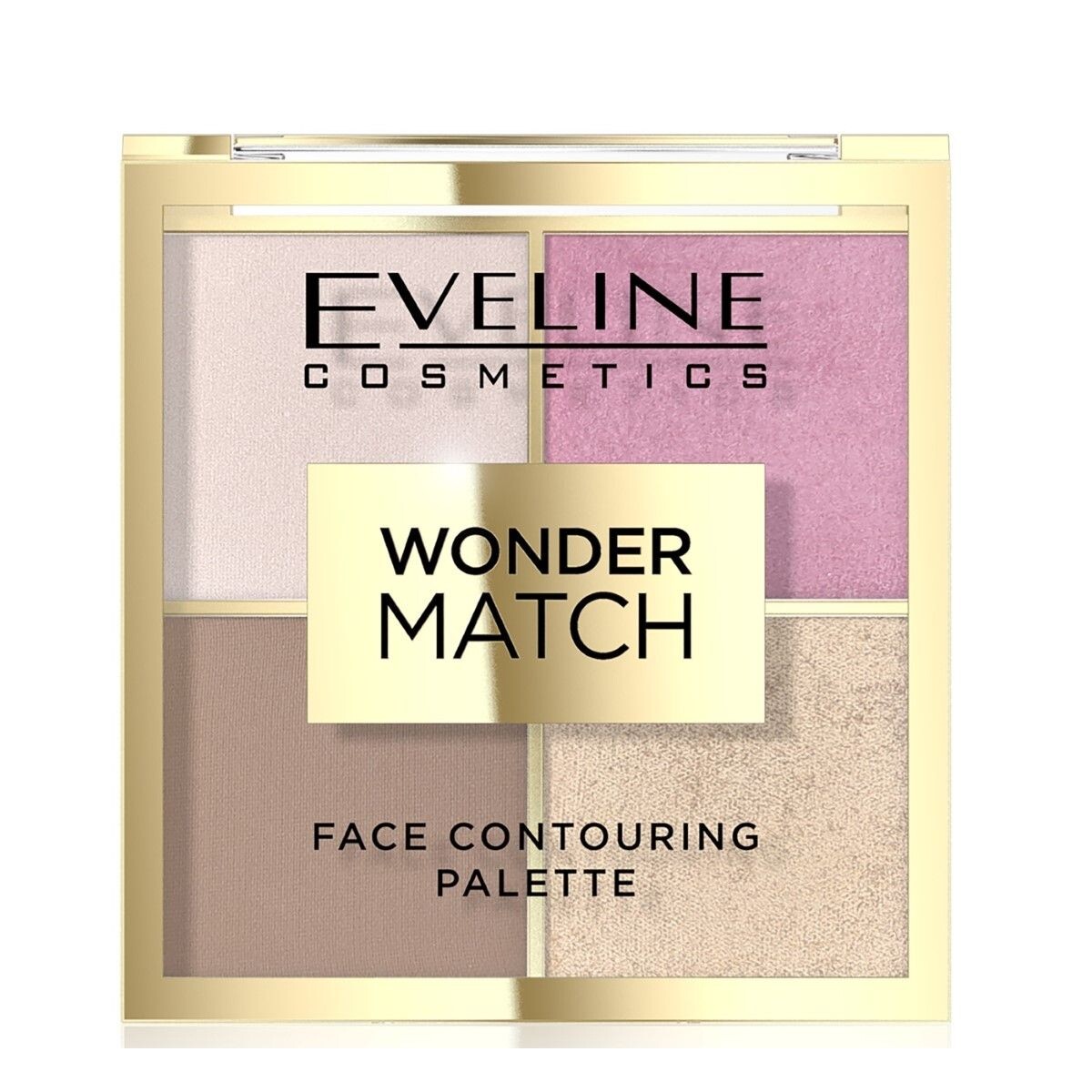 

Палитра для контуринга лица Eveline Wonder Match, 10 гр