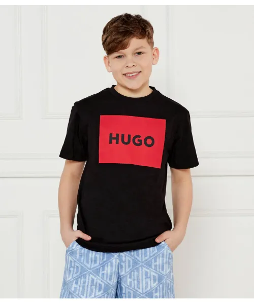 

Футболка Regular fit Hugo Kids, черный