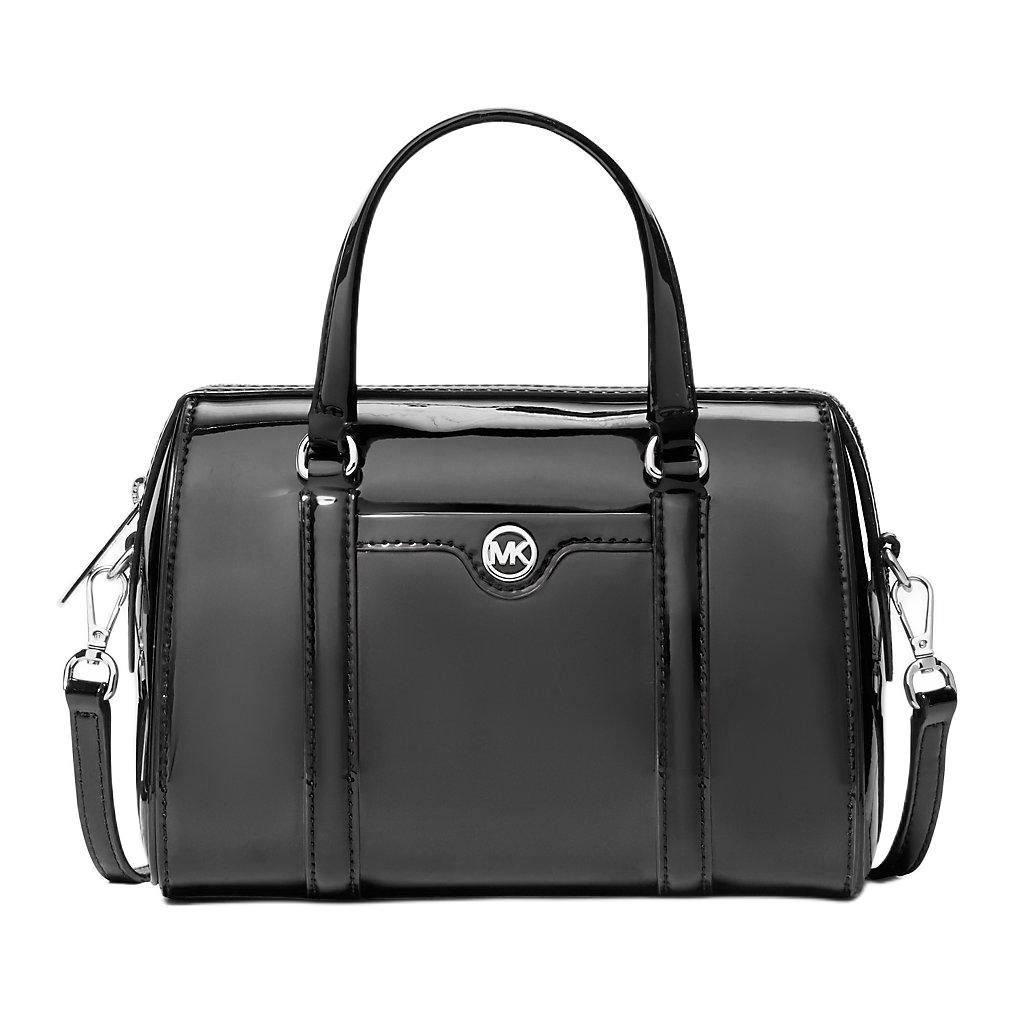 

MICHAEL KORS Женская маленькая сумка Jet Set Polyurethane PU на одно плечо черная