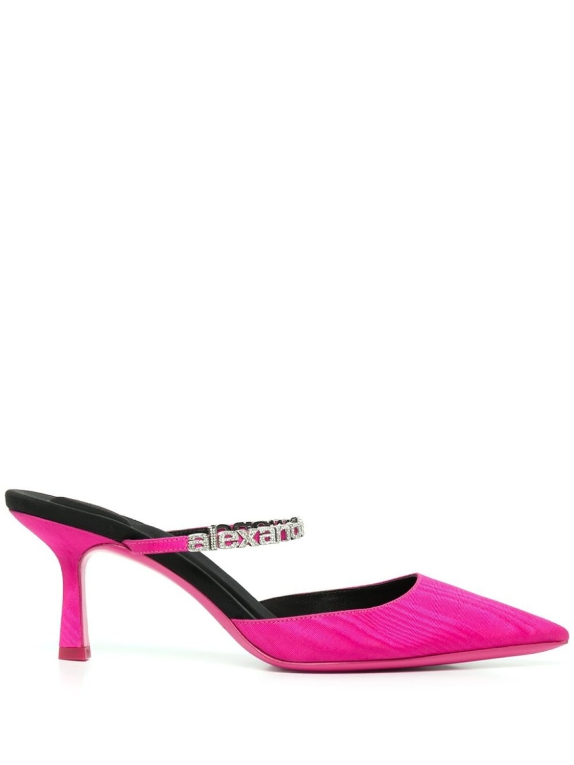 

Alexander Wang декорированные мюли Delphine 65, розовый