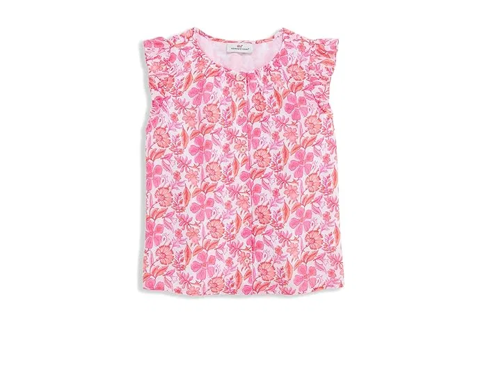 Топ с цветочным принтом Evie Vineyard Vines Kids, Block Print Toucan