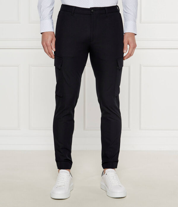 

Брюки-карго Boss P-kaiton Slim Fit, черный