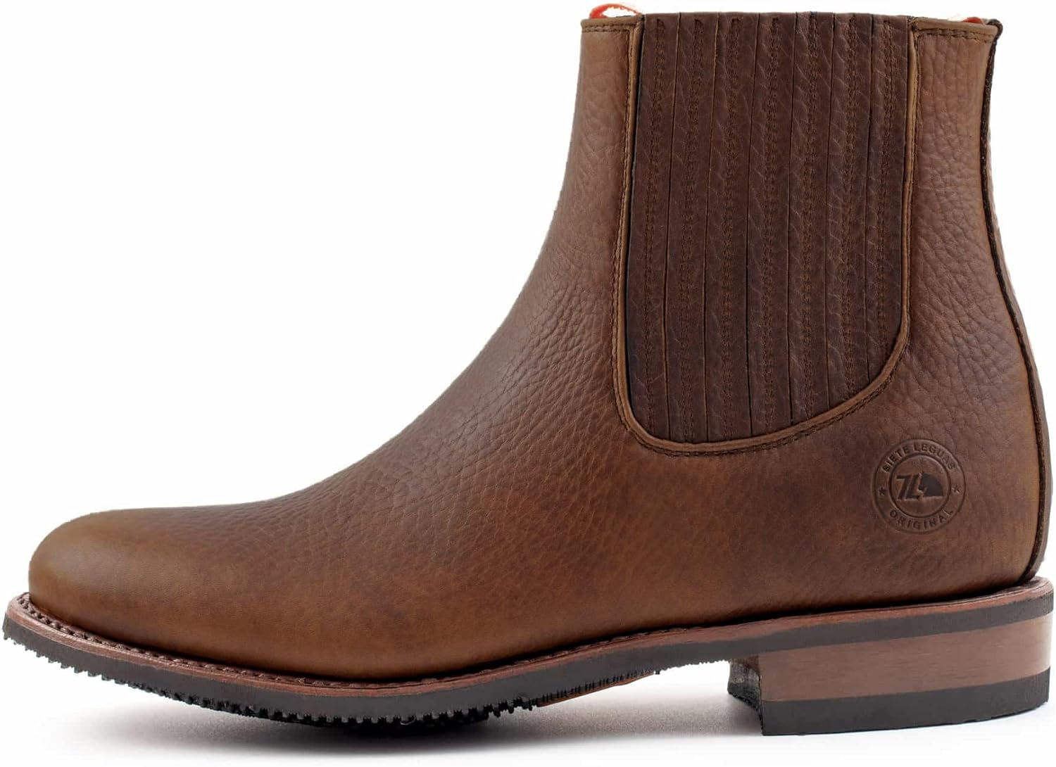 

Мужские вестерн-ботинки Charro с противоскользящей подошвой, модель 6000 7L Siete Leguas, Bull Fight Ocher