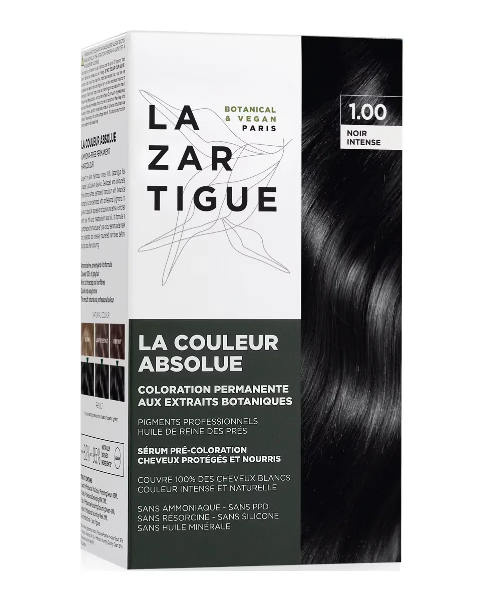 Постоянное окрашивание La Couleur Absolue Lazartigue, 1.00 Noir Intense