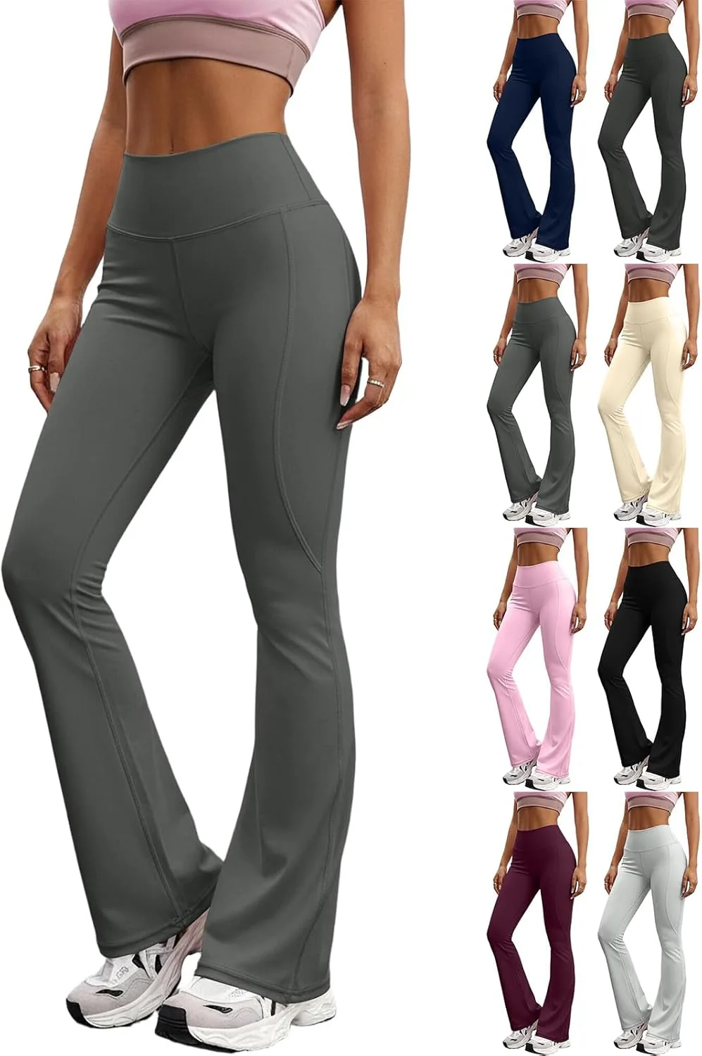 

Женские леггинсы flare с высокой талией и эффектом подтяжки ягодиц SdGgsgv