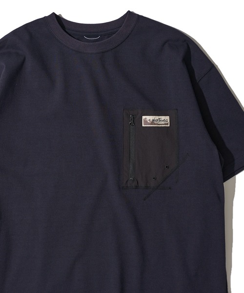 

Футболка с карманом для похода WILD THINGS, темно-синий