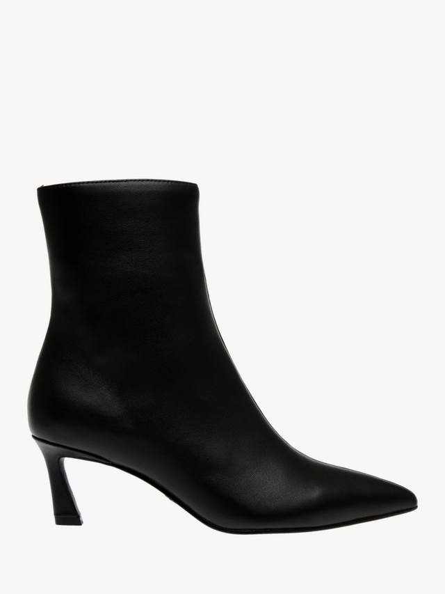 Ботинки Lulah на шпильке с кожаными берцами Steve Madden, Black
