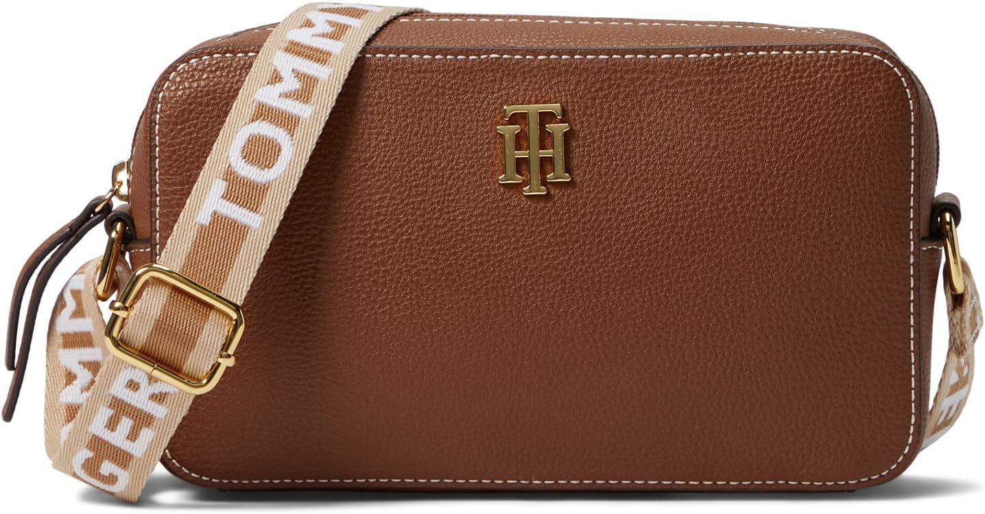 

Сумка-кошелек Tommy Hilfiger Gina II Camera Crossbody Pebble PVC, Cognac