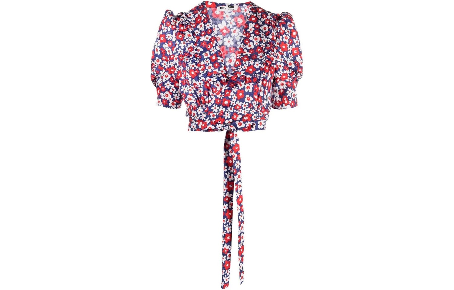 

Топ укороченный женский Miu Miu, красный