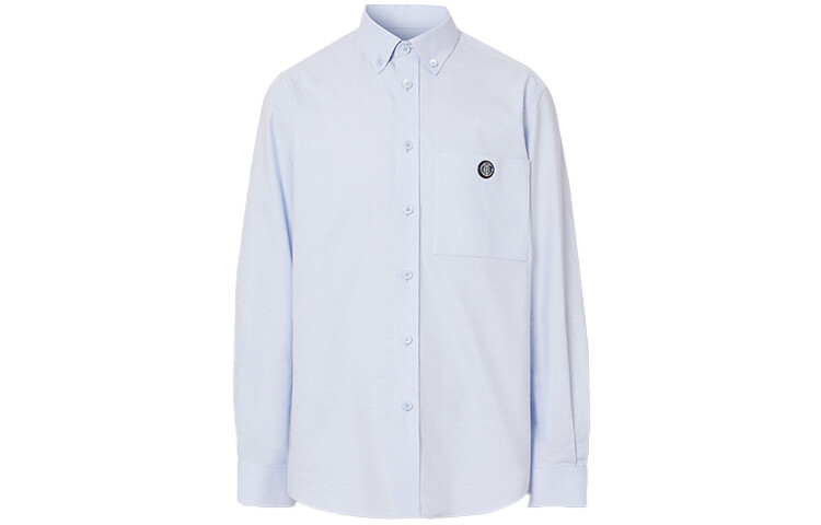 

Рубашка мужская светло-синяя Burberry, светло-голубой