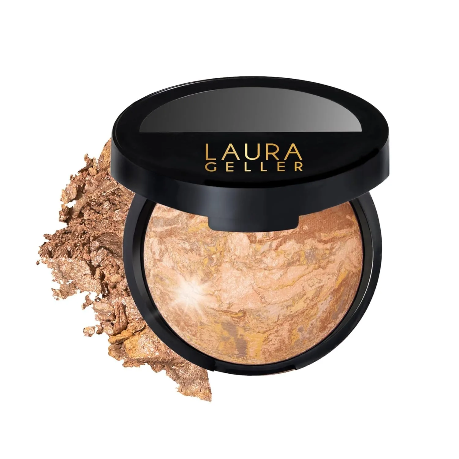 Запеченная тональная основа LAURA GELLER NEW YORK Balance-N-Glow Illuminating Foundation - Средняя степень покрытия - Регулируемая плотность покрытия от легкого до полупрозрачного - Сатиновый финиш, 04 Medium