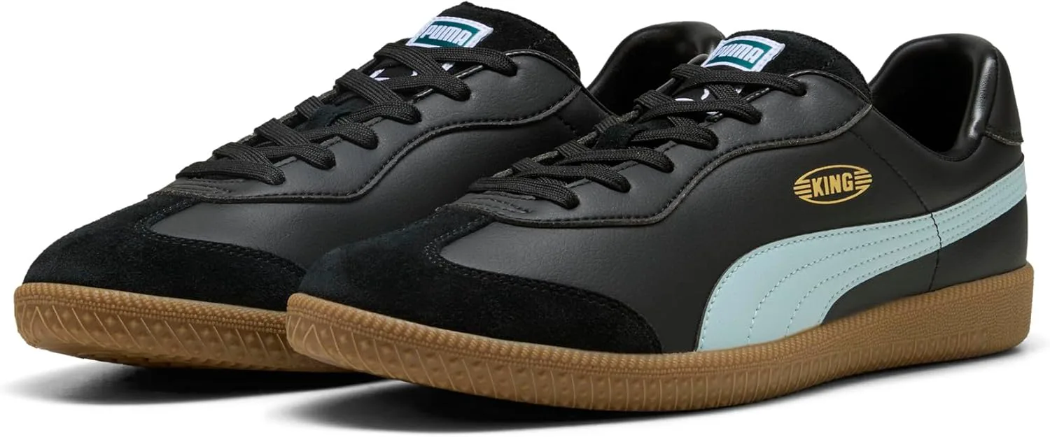 Мужские футбольные тренировочные кроссовки Puma King 21 для игры в помещении, черный — фото 2