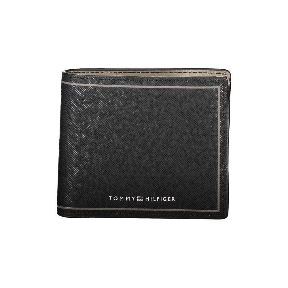 

Мужской кожаный кошелек Tommy Hilfiger, черный