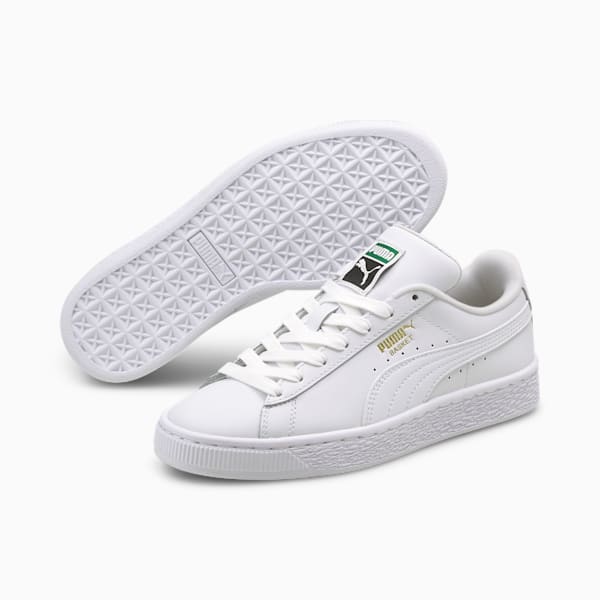 Кроссовки для больших детей Basket Classic Xxi Puma, белый — фото 2