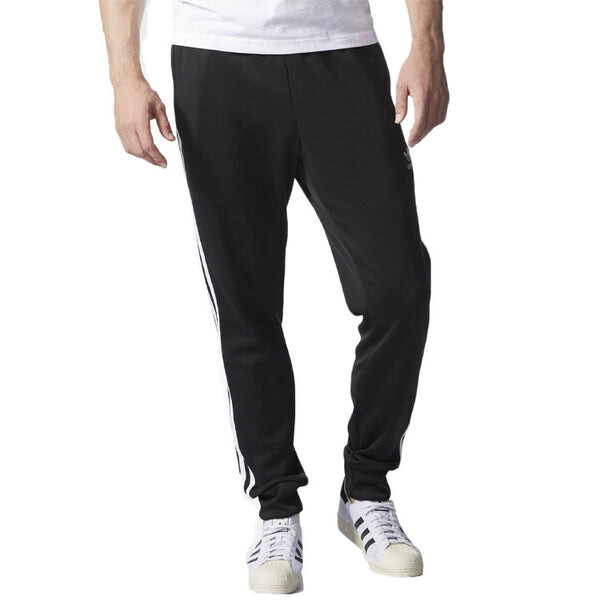 Спортивные штаны adidas originals Superstar Cuffed Track Pants, черный — фото 3