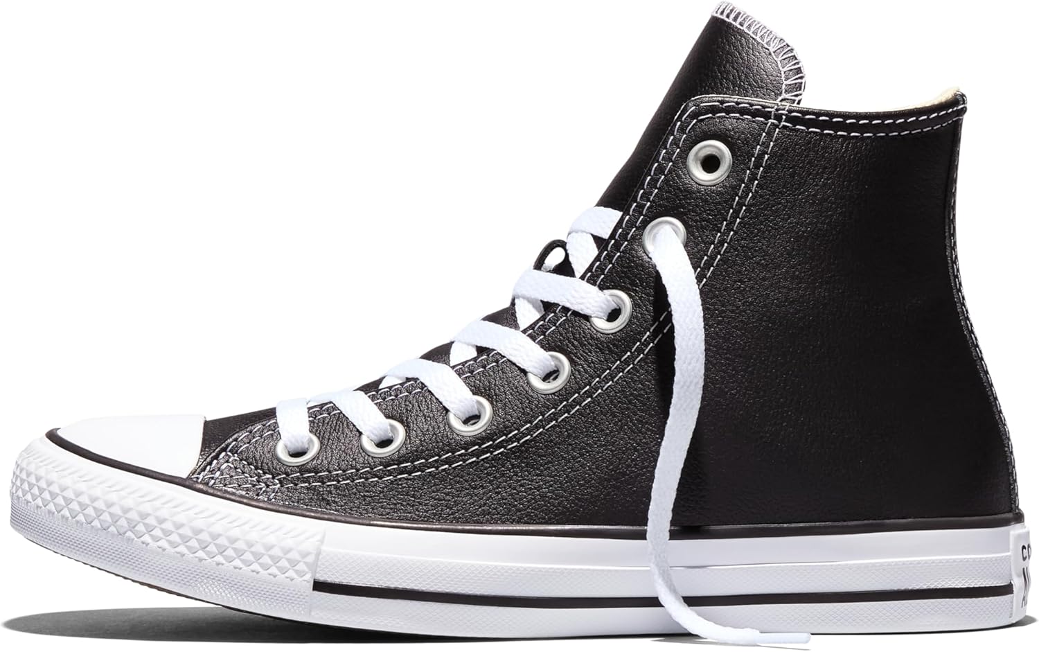 Кроссовки Converse Unisex Adult Chuck Taylor All Star с высоким кожаным верхом, черный — фото 2