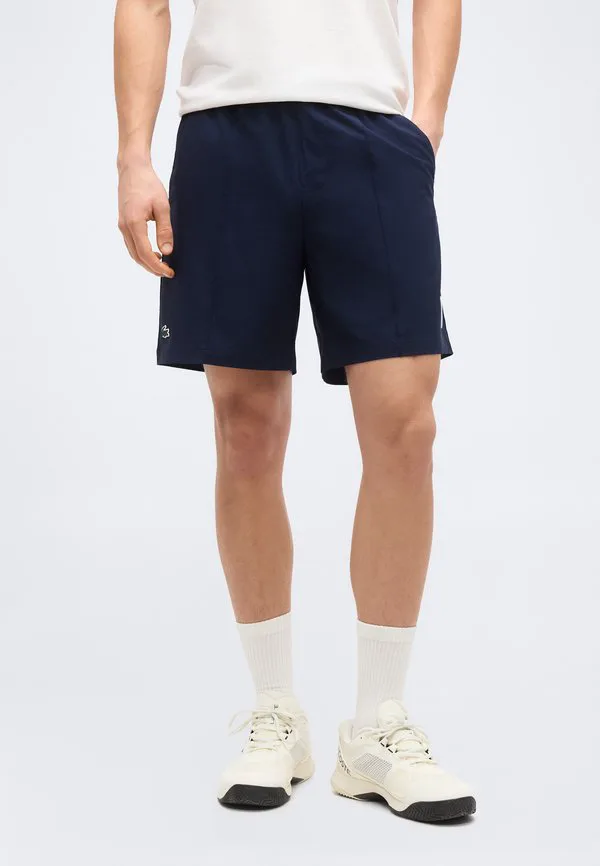 Короткие спортивные шорты в классическом стиле Lacoste Sport, Navy Blue