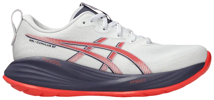 Кроссовки ASICS Wmns Gel Cumulus 27 'White Greyish Purple', белый