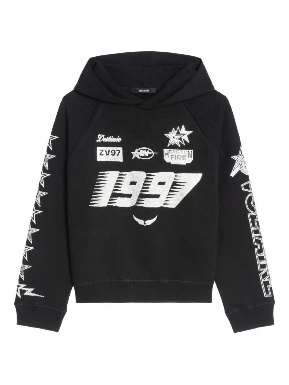 

Худи Strass Georgys Mo Multicross Zadig&Voltaire, черный