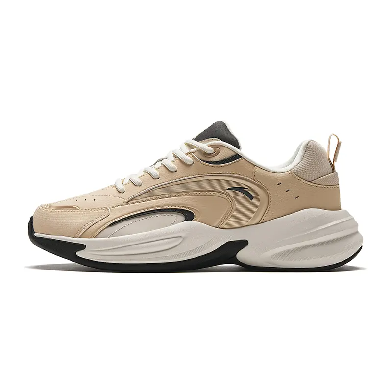 

Кроссовки ANTA Chunky Sneakers Men Low-top Champagne Color / Sandy Gray, серый