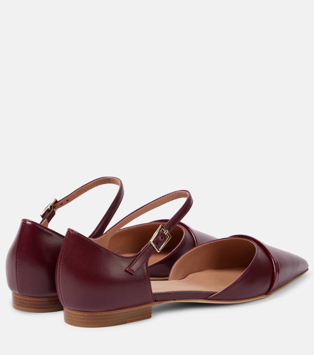 Туфли Мэри Джейн из кожи Ulla Malone Souliers, цвет rosewood/rosewood — фото 3