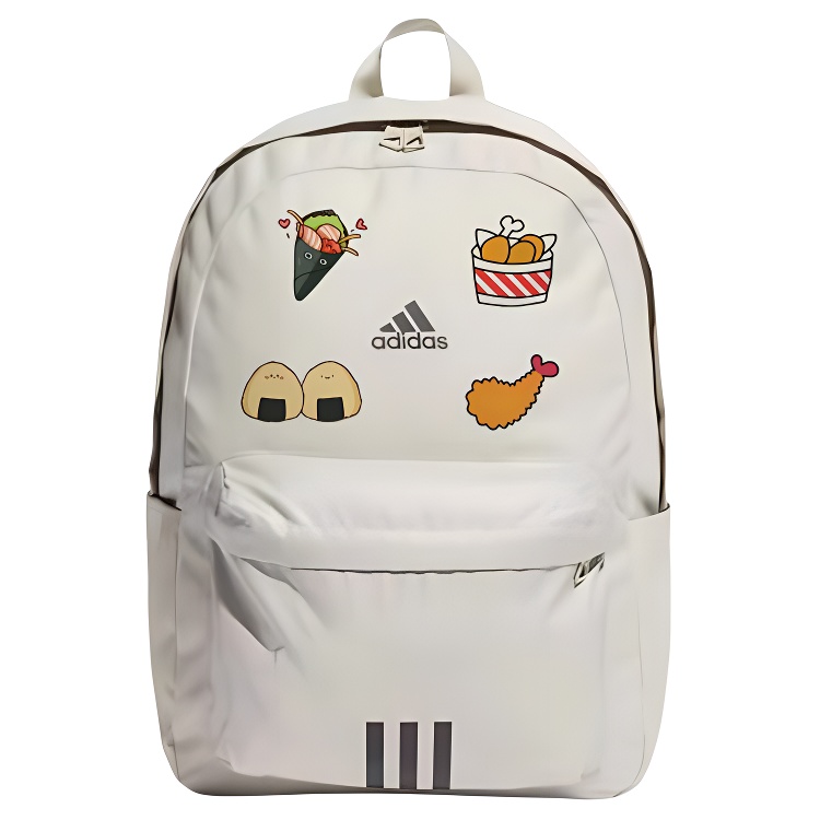 

Adidas Тканевый рюкзак с принтом дракона унисекс светло-серый, Delicious food