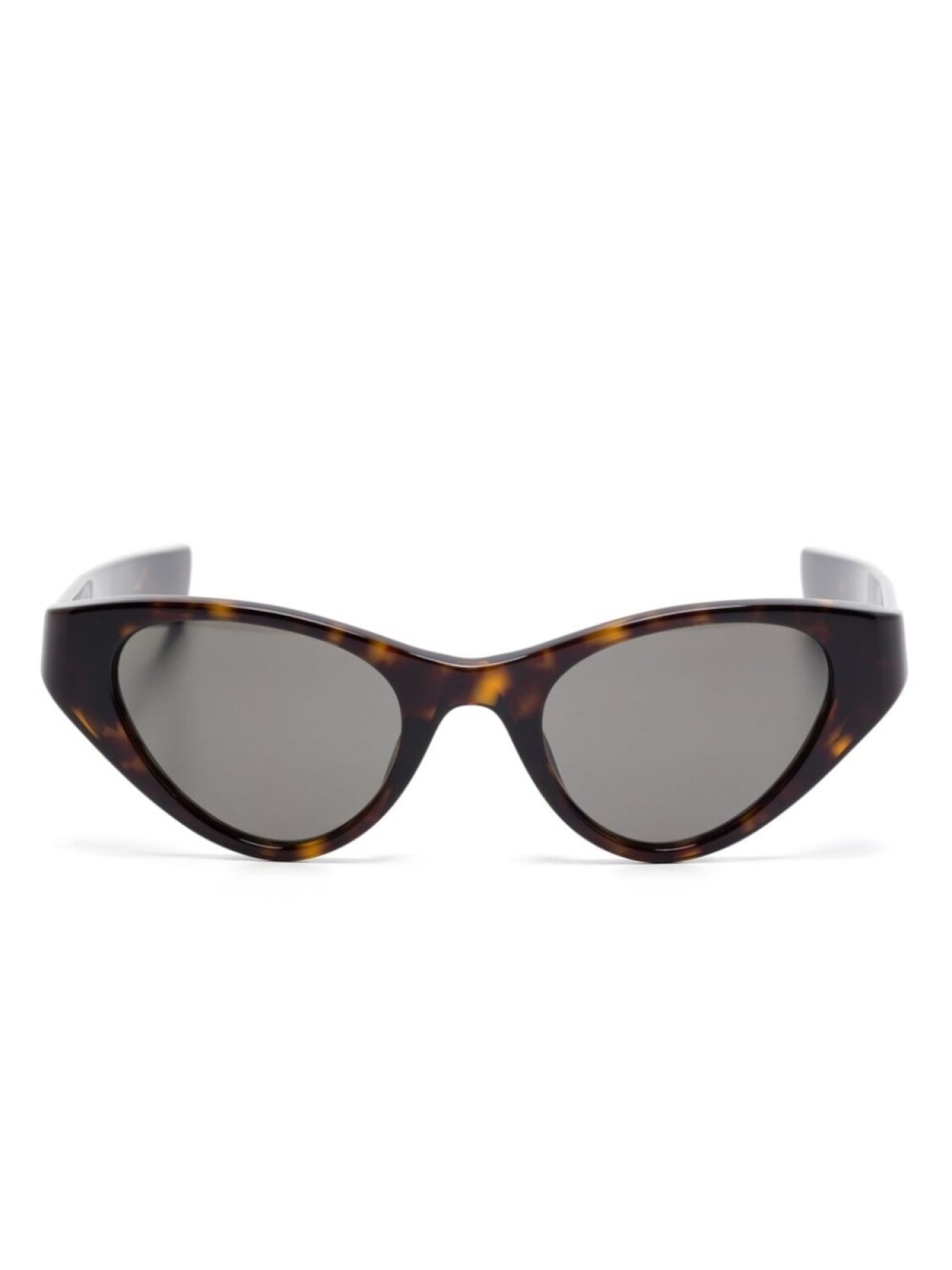 

Saint Laurent Eyewear солнцезащитные очки в оправе «кошачий глаз», коричневый