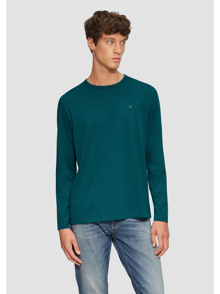 

Футболка s.Oliver T-Shirt langarm, цвет Petrol