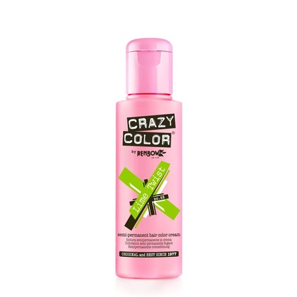 

Краска для волос Crazy Color Lime Twist 4x100 мл Renbow