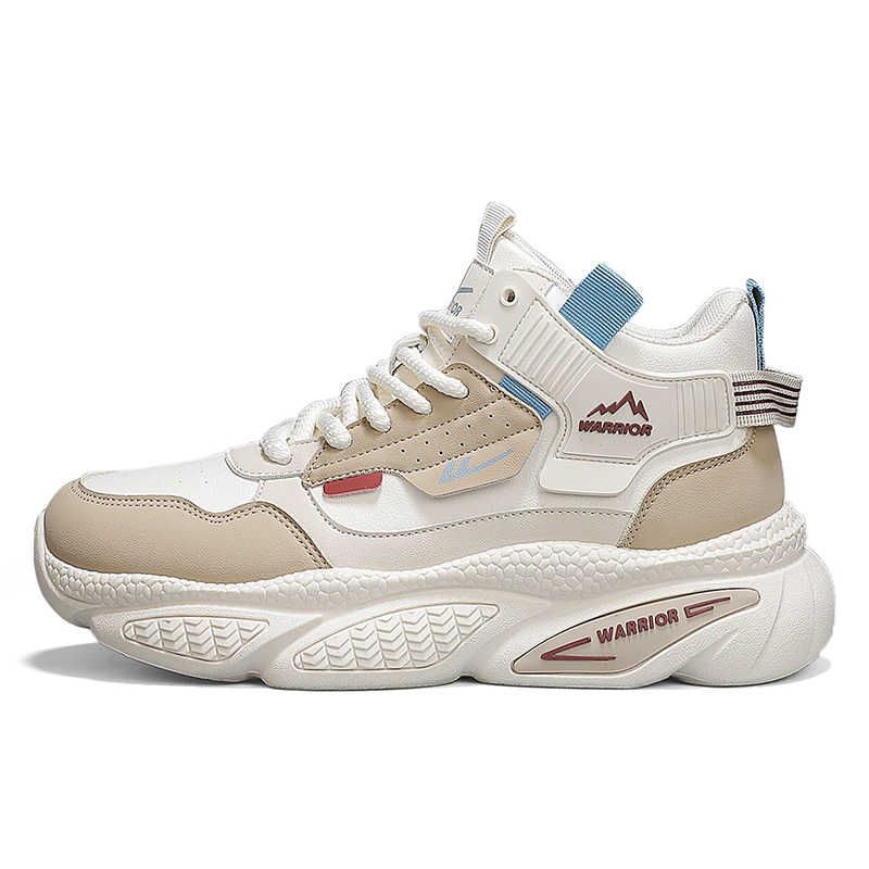 

WARRIOR Прочные дышащие массивные кроссовки мужские бежевый хаки, цвет Beige Khaki