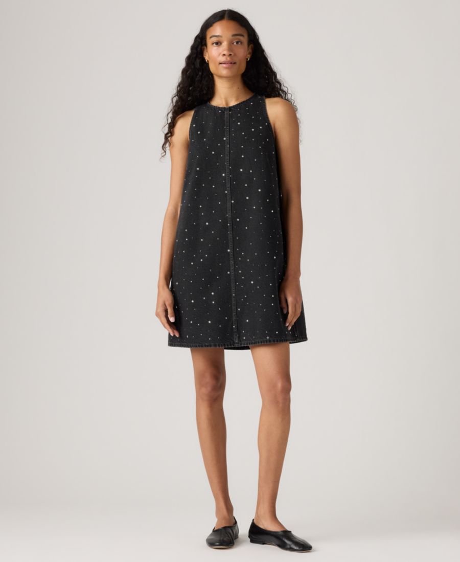 

Элегантное женское платье-футляр в стиле 90-х, украшенное стразами Levi's, Dazzle Me Smoke Dress