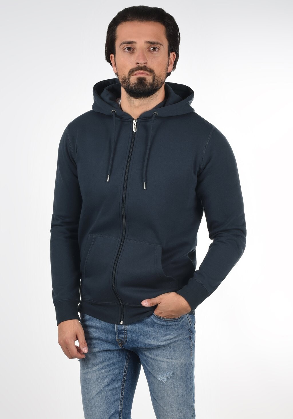 

Толстовка SDBERTI ZIP-HOOD Solid, цвет blue