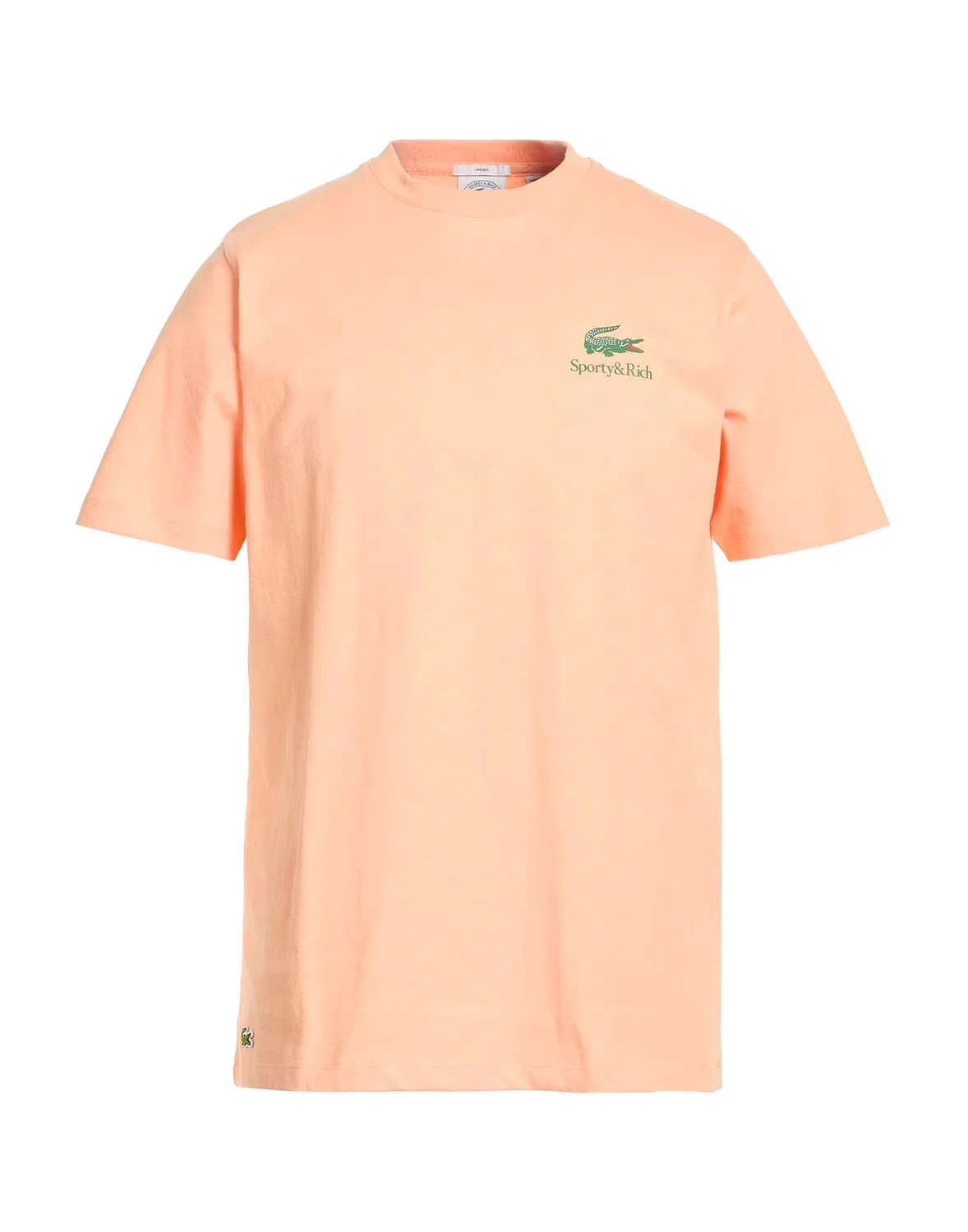 Футболка LACOSTE абрикосового цвета