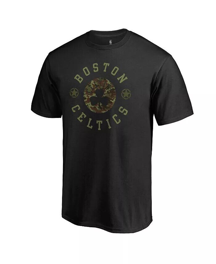

Мужская черная футболка Boston Celtics Liberty Fanatics